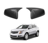 1 Par Cubierta Adhesiva Decorativa Carcasa Tapa Espejo Retrovisor para Cadillac SRX 2010-2016, Marco Espejo Lateral Superposición Pegatinas,Carbon Fiber Texture
