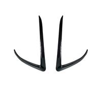 1 Par Cubiertas Faros Antiniebla Faros Delanteros Y Deflector Viento Delantero Para Tesla Para Model 3 Y 2023(aspecto carbono)