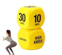 1 Par Dados Ejercicio Físico, Dados De Ejercicios Para Entrenamientos, DadosFitness Entrenamiento 6 Lado, Accesorios Portátiles EquiposEntrenamiento Dado Deportivos Para Entrenamiento De Fuerza
