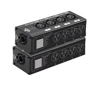 1 par de 4 canales XLR/ Audio RJ45 Cat5/Cat6 Extensor Ethernet
