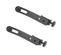 1 par de abrazaderas ajustables para micrófono de tambor MountI de metal para ensayos y espectáculos en vivo profesionales, abrazadera de micrófono portátil