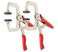 1 par de abrazaderas de cierre rápido SOTECH 285 x 145 mm, ancho de mordaza hasta 80 mm para el montaje del cajón, ayuda, pinzas de sujeción, pinzas para soldar, pinzas de agarre con abrazadera en C