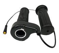 1 par de acelerador de completo Ebike Portable Ligero Ligero Full Twist acelerador con 3 pines impermeables para ebike o accesorios para el scooter eléctrico plegable