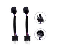 1 par de adaptadores de arnés para faros delanteros, cable de conversión, conector de cable flexible