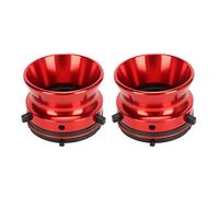 1 par de Adaptadores de Cubo Nab, Dispositivo de Carga Universal de Abridor de Aleación de Aluminio de 10 Pulgadas para Studer ReVox, para Akai, para Teac, para Grabadoras de (Rojo)