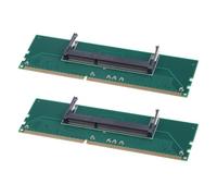 1 par de adaptadores de memoria DDR3 convertidores de tarjetas de 200 pines SO-DIMM a PC de 240 pines DIMM para uso de escritorio, adaptador de RAM de aleación