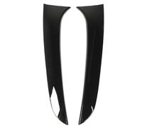 1 par de alerón lateral de ventana trasera, embellecedor divisor Canard aerodinámico para 1 serie F20 F21 2012 a 2019, ala duradera ABS negro brillante
