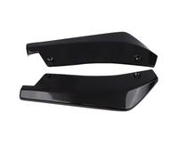 1 Par De Alerones Fibra Carbono para Faldones Laterales, Extensión Parachoques Delantero Trasero Alerón Difusor, Divisor Protector contra Arañazos(Black)