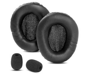 1 par de Almohadillas Auriculares para SC 165 Auricular Compatible con Sennheiser SC 130 SC 135 SC 160 SC 165 USB Auricular(Cuero proteico Almohadillas de Repuesto para Auriculares)