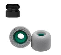 1 par de almohadillas de espuma viscoelástica para Sony WF-1000XM6, tapones para los oídos con aislamiento de ruido, almohadillas de repuesto para funda de carga WF-1000XM6 (gris medio)