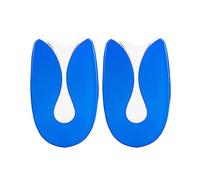 1 par de almohadillas de gel de silicona en forma de U para el talón, almohadillas de alivio para zapatos que absorben los golpes, almohadillas para el talón plantar