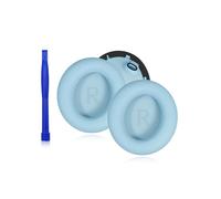 1 par de almohadillas de repuesto para Anker Soundcore SpaceOne - Premium Proteinleder Memory Foam almohadillas suaves y cómodas, reparación de auriculares (azul)