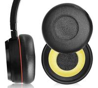 1 par de almohadillas de repuesto para auriculares Jabra Evolve 20/20se/30/30II, suaves y cómodas, almohadillas de 60 mm para una experiencia de audio mejorada, color negro