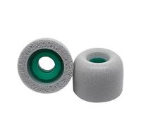 1 Par de Almohadillas de Repuesto para Sony WF-1000XM6 Auriculares, Almohadillas de Espuma Viscoelástica Suave con Recubrimiento Nano para WF-1000XM6 Auriculares (Mediano, Gris)