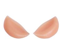 1 par de almohadillas de silicona para brasier para mujer, realzadores de pecho, almohadillas de gel invisibles, almohadillas de refuerzo de pecho para traje de baño, bikini