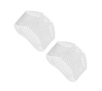 1 par de almohadillas metatarsianas reutilizables de silicona para antepié para mujer, plantillas de zapatos de tacón alto, cojines de pie