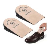 1 par de almohadillas para el talón, 3 capas de almohadillas para el talón, plantillas ajustables para espolón calcáneo, plantillas para aumentar la fascitis plantar, plantilla autoadhesiva para