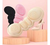 1 par de almohadillas para el talón para zapatos, antideslizantes, cómodas, rellenos suaves, protectores para el talón, almohadillas metatarsianas, cojines, inserciones, ampollas (6mm)