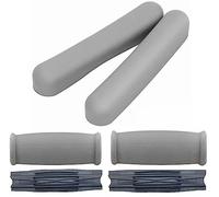 1 par de almohadillas para muletas y agarre de mano para muleta, funda transpirable para muletas de axilas, fundas acolchadas suaves universales para debajo del brazo, accesorios para bastón de caminar (paquete de 4)