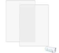1 par de almohadillas para orejas de corte, placas de corte de plástico de policarbonato transparente de 12.8 x 8.7 x 0.1 pulgadas, compatibles con Big Shot Plus y Big Shot Switch Plus máquina de