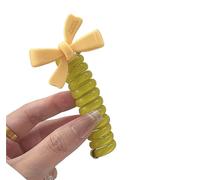 1 par de anillo Cable teléfono for adultos, bonito for el pelo, lazo for grande esmerilado for, for la cabeza, for niños para cola de caballo(250)