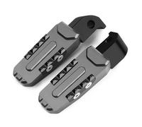 1 Par De Apoyapiés Traseros De Motocicleta Pedales De Apoyo Estriberas Para Nmax N-max 125 155 2015 2016 2017 2018 2019 2020 2021 2022 Reposapiés Motocicleta(Titanium)