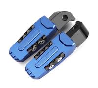 1 Par De Apoyapiés Traseros De Motocicleta Pedales De Apoyo Estriberas Para Nmax N-max 125 155 2015 2016 2017 2018 2019 2020 2021 2022 Moto Pedal Reposapiés(Blue)