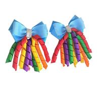1 par de arcos amigables clip para el pelo hermoso bowknot bebés Barrettes Lolitas horquilla para fiestas y ocasiones especiales