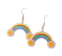 1 par de aretes acrílicos simples colgantes de gancho para las orejas, elegantes gotas para los oídos, joyería de moda para mujeres y niñas, joyería de uso diario, talla única, como se describe, como