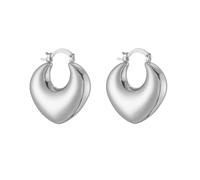 1 par de aretes de latón chapados en oro punk, aros gruesos para mujer, hebilla geométrica vintage, Piedra