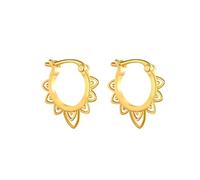 1 par de aretes redondos geométricos de plata de ley para mujer, regalo para una fiesta, aretes pequeños de círculo de hojas bohemias, Piedra