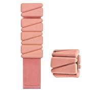 1 par de bandas ajustables de silicona para entrenamiento de tobillo, muñeca, pierna, resistencia, cómoda correa con peso