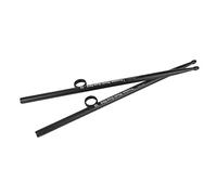 1 par de baquetas ABS con clip de control anti-mano para baterista principiante(Negro) accesorios de juego