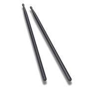 1 par de baquetas con mango antideslizante de fibra de carbono 5A para principiantes, instrumentos musicales, piezas de percusión