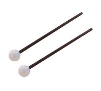 1 par de baquetas de acero con lengua de percusión de goma suave para bateristas y practicantes infantiles
