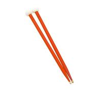 1 par de baquetas de madera de arce con cabezales de fieltro suave, baquetas de doble extremo, baquetas de percusión múltiple, práctico baqueta de batería para instrumentos musicales, accesorios de