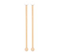 1 par de baquetas de madera para estudiantes de música, baquetas de doble cara, para entusiastas de la música y estudio