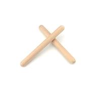 1 par de baquetas de madera para instrumentos de percusión portátiles de ritmo, herramientas de acompañamiento para niños pequeños, principiantes, aprendices y adultos