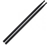 1 par de baquetas fibra carbono 5A, soporte for batería jazz, accesorios for instrumentos percusión rendimiento profesional Para Bandas(Black)