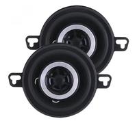 1 par de bocinas universales para Coche de 3,5 Pulgadas, 12 V, 200 W, coaxiales y de frecuencia Completa para la mayoría de los Coches. Altavoces de Coche Audio para Coche