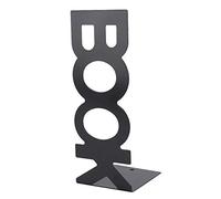 1 Par de Bookend Stand Metal Bookend Estante Organizadores Marco Book Caracteres Forma para la decoración de la Mesa Inicio(208mm)