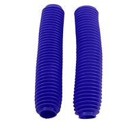 1 par de Botas de Amortiguador, Reemplazo de la Cubierta de Polvo de las Botas de Choque de la Horquilla Delantera de la Motocicleta para SUZUKI RM125 DR250 DRZ400 400 (Azul)