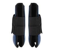 1 par de botas para patas de caballo, patas traseras o delanteras, color azul oscuro