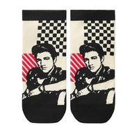 1 par de calcetines de Elvis, regalo para un fan de Elvis, regalo de Elvis, calcetines de Elvis, Calcetines de entrenamiento color crema 7-10, 7-10