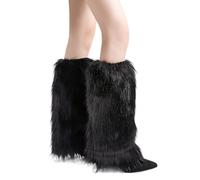 1 Par De Calcetines De Felpa Para Las Piernas, Calcetines Cálidos Para Las Piernas, Calcetines Para Las Piernas Resistentes Al Frío, Accesorios Para Fiestas