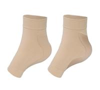 1 par de calcetines deportivos sin dedos hidratantes en el talón, calcetines de apoyo sin dedos, calcetines de gel para exteriores, para practicar senderismo, correr