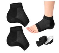 1 par de calcetines elásticos, calcetines deportivos antideslizantes, calcetines de aumento transpirables, calcetines biónicos invisibles, calcetines de aumento engrosados para hombres y mujeres