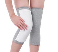 1 par de calentadores de rodilla para hombres y mujeres, de punto polar, para invierno, mangas térmicas para piernas, rodilleras, con forro polar, rodilleras, protector de apoyo (XL)