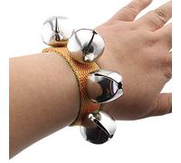 1 par de campanas de muñeca/tobillo hermosos juguetes de instrumentos para bebés - Naranja, Durabilidad y estética