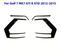 1 Par de Canard Divisorio para Parachoques Trasero para VW Golf 7 7.5 MK7 MK7.5 GTI R GTD 2012-2020 Spoiler para Lámpara Trasera, Embellecedor de Lámpara de Freno